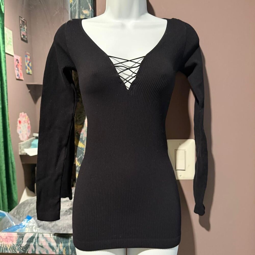 Free-people Women's Black Shirt